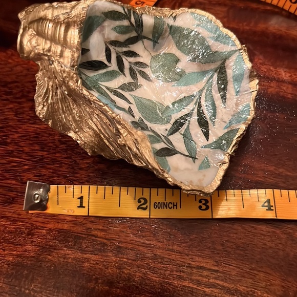 Medium Size Trinket Holder, Handmade from an Oyster Shell - Picture 10 of 14